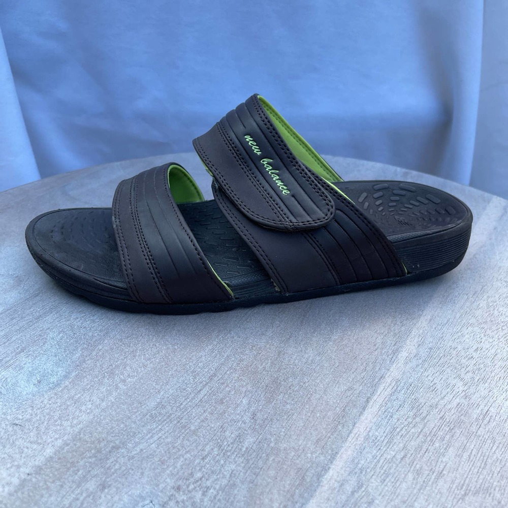 New Balance Revitalize Women's Size 9 Brown Hook & Loop Slide Sandal  Shoes